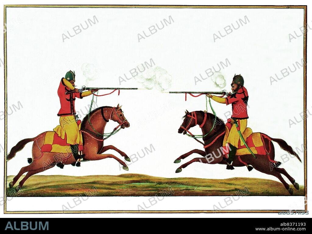 The 1st Horse (Skinner's Horse) is a cavalry regiment of the Indian Army, which served in the British Indian Army before independence. The regiment was raised in 1803 as Skinners Horse by James Skinner ('Sikander Sahib') as an irregular cavalry regiment in the service of the East India Company. It was later renamed the 1st Bengal Lancers. The regiment became (and remains) one of the seniormost cavalry regiments of the Armoured Corps of the Indian Army.<br/><br/>. A second regiment of Indian Cavalry was raised by Colonel James Skinner in 1814, which became the 3rd Skinner's Horse. On the reduction of the Indian Army in 1922, 1st and 3rd Regiments were amalgamated and became Skinner's Horse (1st Duke of York's Own Cavalry) and later the 1st Duke of York's Own Lancers (Skinner's Horse) until Indian independence.
