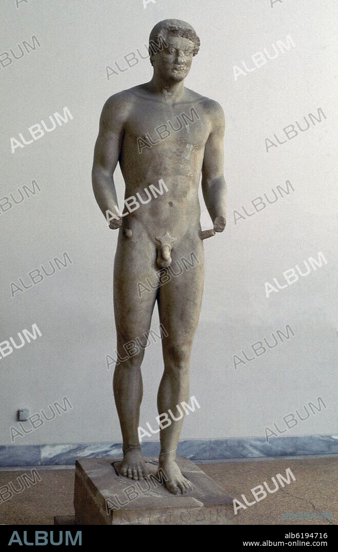 KUROS DE ARISTODIKOS - 500 AC - MARMOL - 1,95 CM.