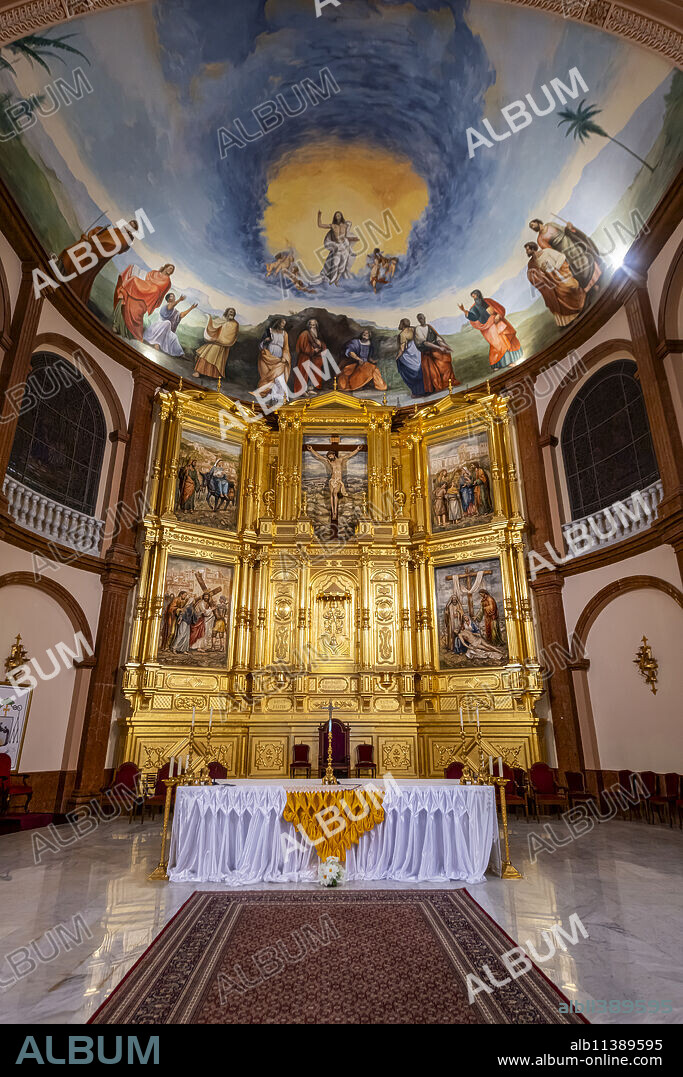 Basilica of the Immaculate Conception, Mongomo, Rio Muni, Equatorial Guinea, Africa.