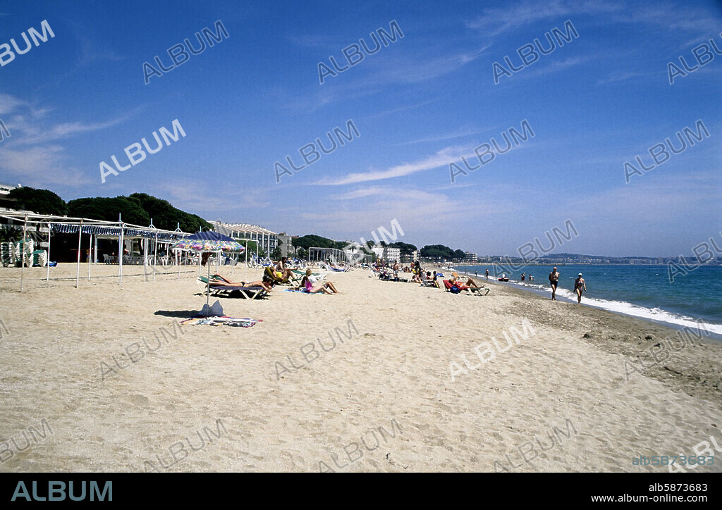 Cambrils, playa / platja de Vilafortuny.