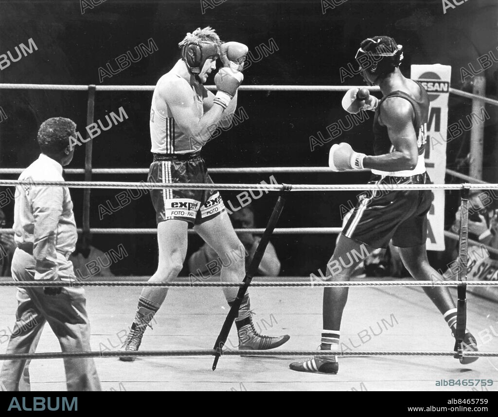 GÖTEBORG 1987-01-27.. Håkan Brock - boxare i tungviktsklassen. *** Local Caption *** GP Foto: Thore Leykauff / Kamerareportage / TT / Kod: 2524.