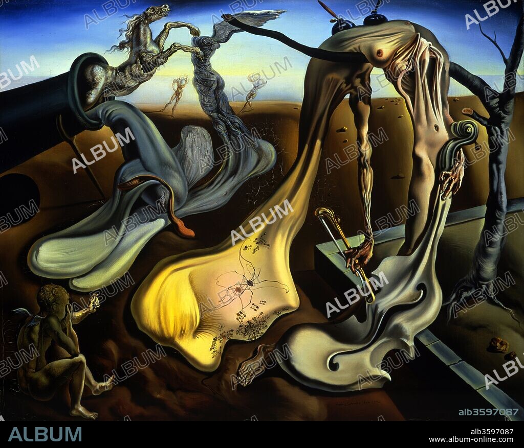 SALVADOR DALÍ. Daddy Longlegs of the Evening - Hope! (Araignée du soir, espoir).