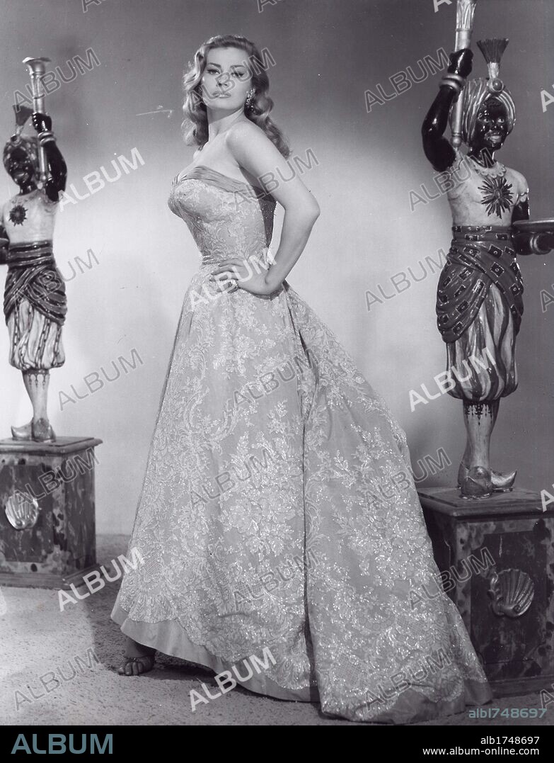 ANITA EKBERG en EL EMBRUJO DE PARÍS, 1958 (PARIS HOLIDAY), dirigida por GERD OSWALD. Copyright UNITED ARTISTS.