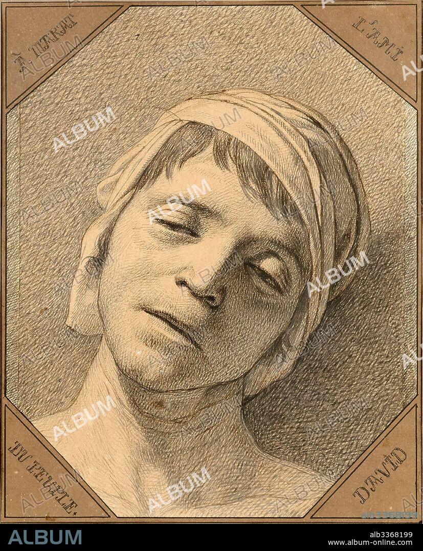 JACQUES LOUIS DAVID. Jean Paul Marat.
