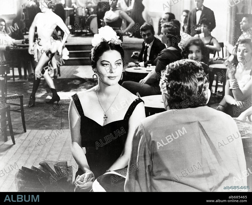 AVA GARDNER en EL ANGEL VESTIDO DE ROJO, 1960 (THE ANGEL WORE RED), dirigida por NUNNALLY JOHNSON. Copyright M.G.M.