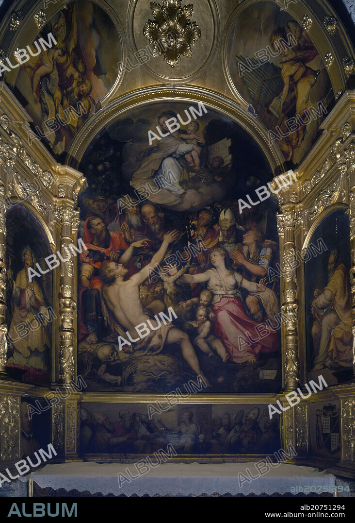 LUIS DE VARGAS (1505-1567). RETABLO DE LA GAMBA O DE LA ALEGORIA DE LA INMACULADA CONCEPCION - 1561.