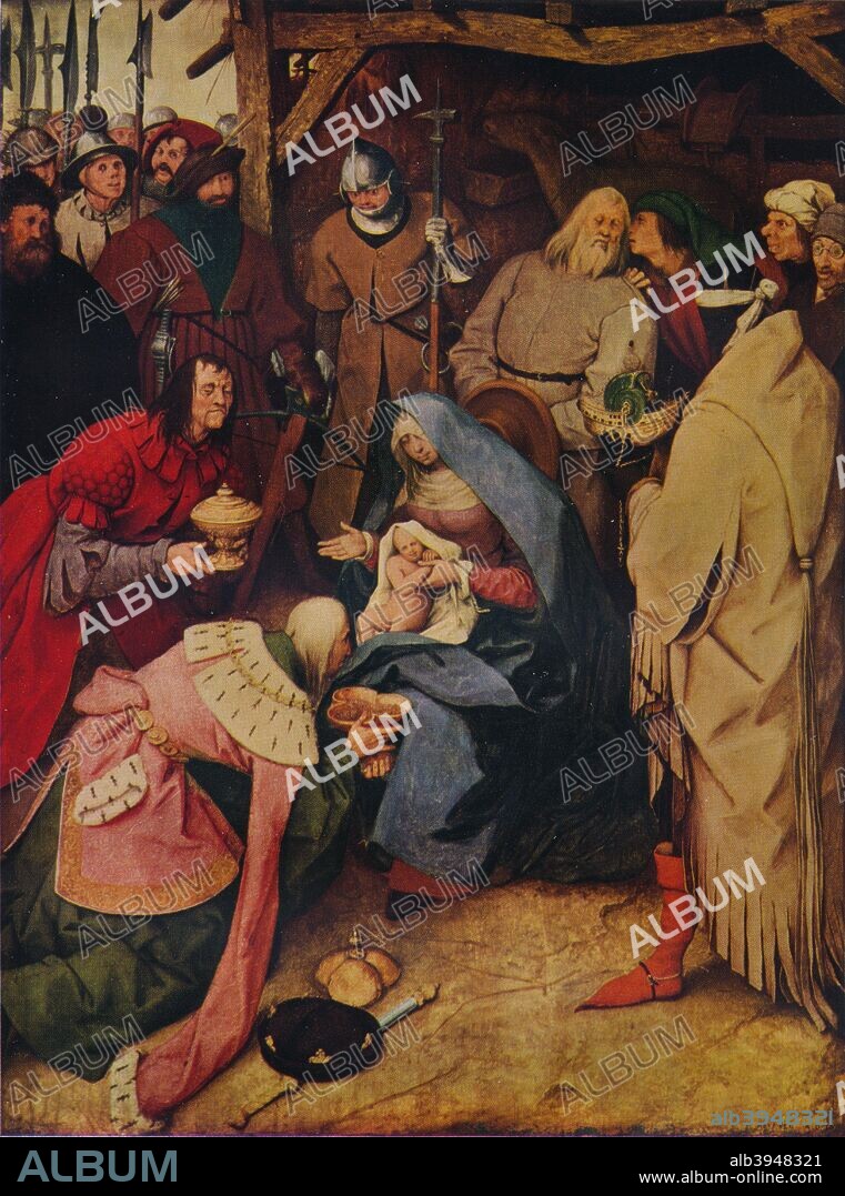 The Adoration of the Kings, 1564. After an oil on panel by Pieter Bruegel the Elder (c1525?1569). From The Studio Vol. 114 [At the Offices of the Studio Ltd., London, 1937].