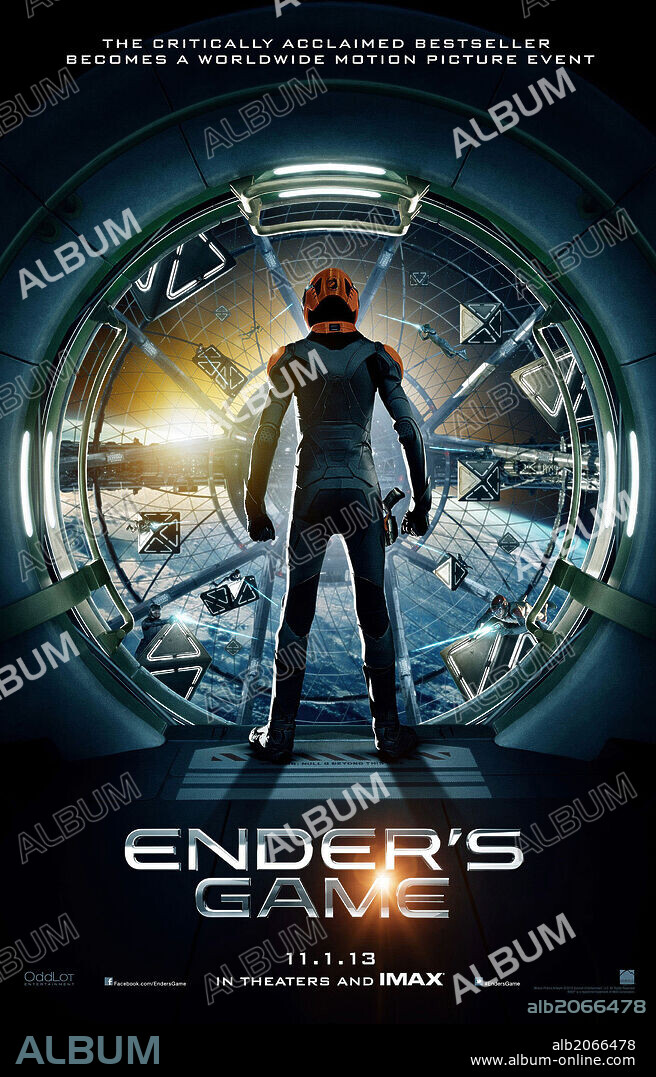 Poster of ENDER'S GAME, 2013, directed by GAVIN HOOD. Copyright ODD LOT ENTERTAINMENT.