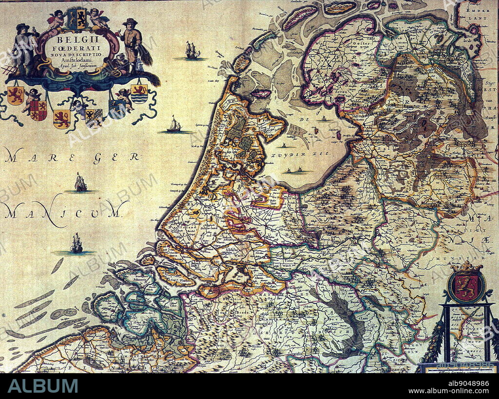 1658 map of the Dutch Republic. The Dutch Republic was known as the Republic of the Seven United Netherlands (Republiek der Zeven Verenigde Nederlanden) existed 1581 to 1795.