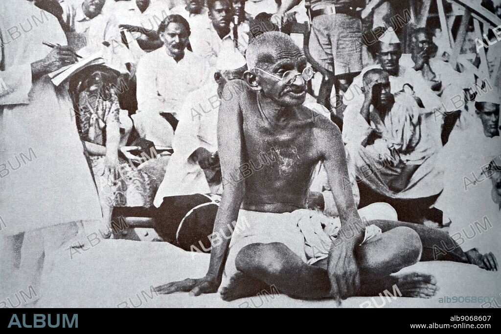 Mohandas Gandhi (1869 1948) was the preeminent leader of the Indian independence movement in British-ruled India. Nehru (1889-1964 was the First Prime Minister of India in 1948.