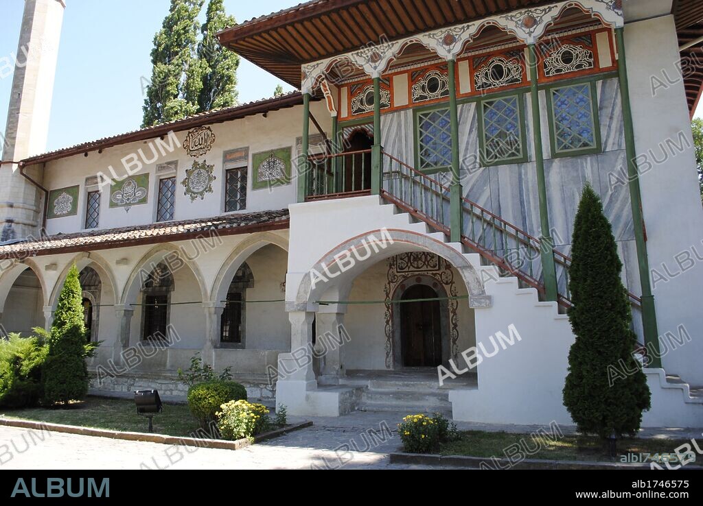Ukraine. Autonomous Republic of Crimea. Bakhchisaray. Khan's Palace. Big Khan Mosque. Built by Sahib I Giray. 16th century. Exterior. Detail.