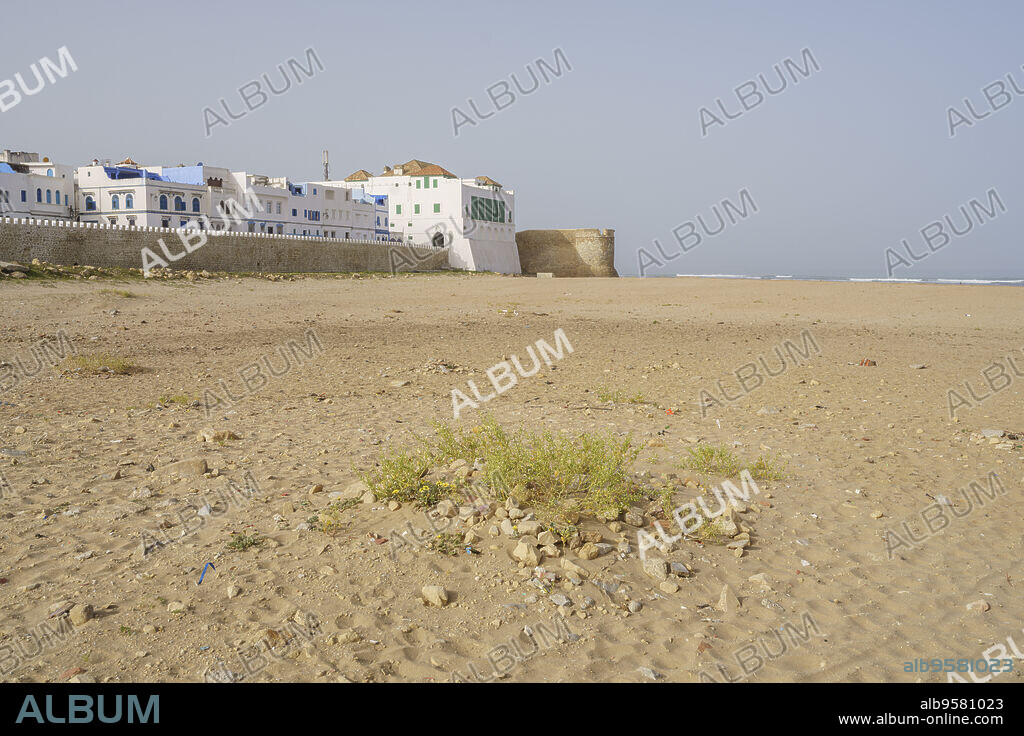 Asilah beach, morocco, africa.