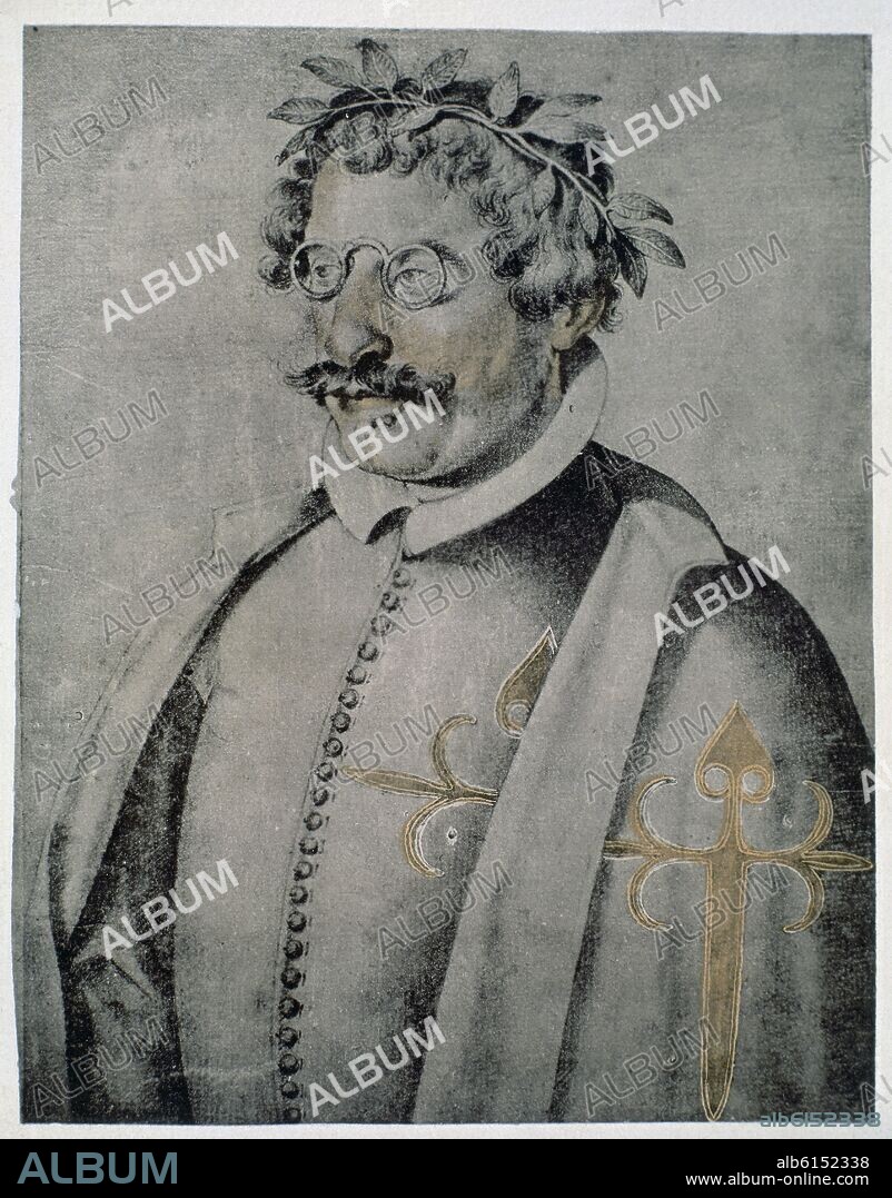 FRANCISCO PACHECO. FRANCISCO DE QUEVEDO (1580-1645) - LIBRO DE RETRATOS DE ILUSTRES Y MEMORABLES VARONES - 1599.