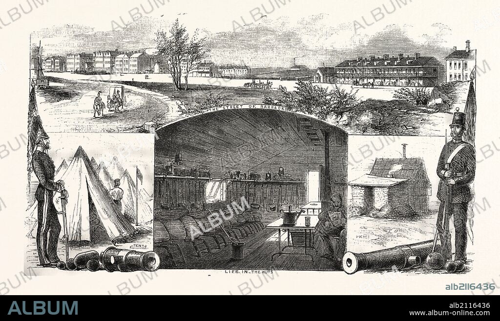 THE CAMP AT ALDERSHOT, UK, britain, british, europe, united kingdom, great britain, european.