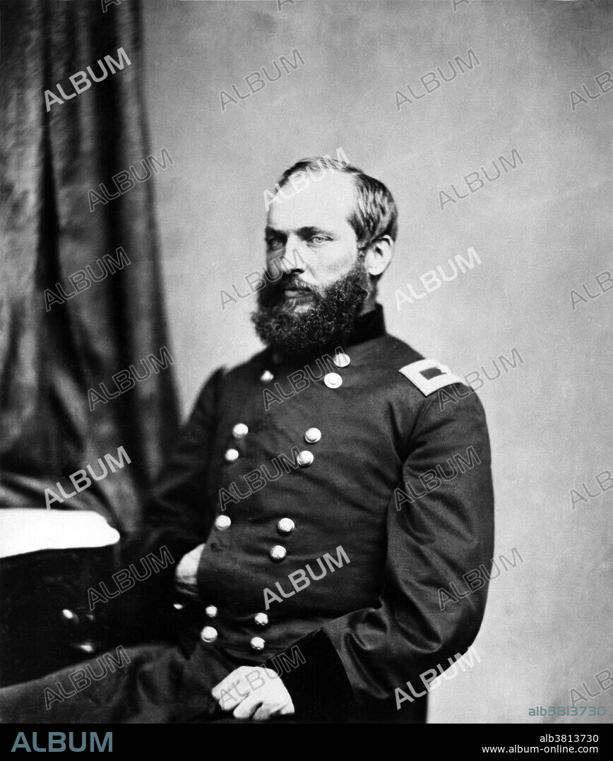 James Abram Garfield (November 19, 1831 - September 19, 1881) was the 20th President of the US. He worked at many jobs to finance his education at Williams College, where he graduated in 1856. In 1860 was admitted to practice law while serving as an Ohio State Senator (1859-61). He opposed Confederate secession and served as a Major General in the Union Army. He was first elected to Congress in 1862 and served nine consecutive terms. His accomplishments as President included a controversial resurgence of Presidential authority above Senatorial courtesy in executive appointments, energizing US naval power, and purging corruption in the Post Office. He appointed several African-Americans to prominent federal positions. He advocated a bi-metal monetary system, agricultural technology, an educated electorate, civil rights for African-Americans, and proposed substantial civil service reform. His presidency lasted just 200 days, from March 4, 1881, until his death on September 19, 1881, as a result of being shot by assassin Charles J. Guiteau on July 2, 1881. Garfield suffered a massive heart attack and a ruptured splenic artery aneurysm, following blood poisoning and bronchial pneumonia. He was 49 years old.