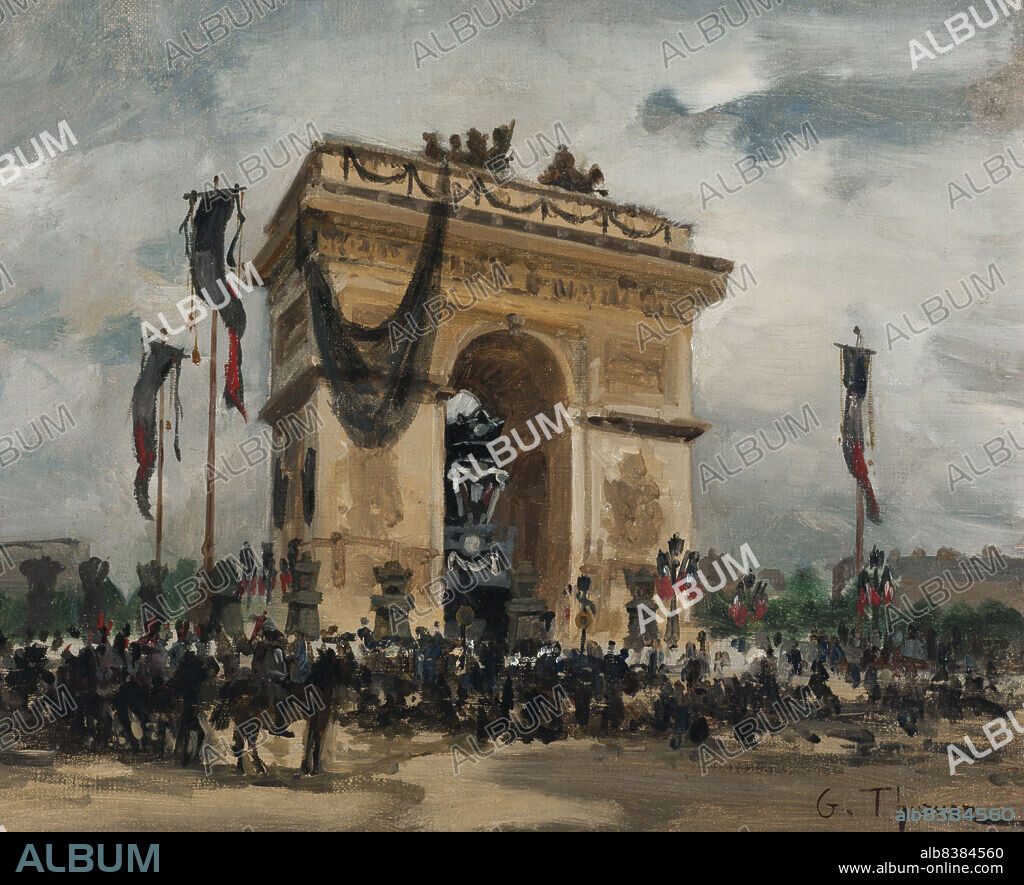 GABRIEL EDOUARD THURNER. Funeral of Victor Hugo, May 31 and June 1, 1885, 1885.