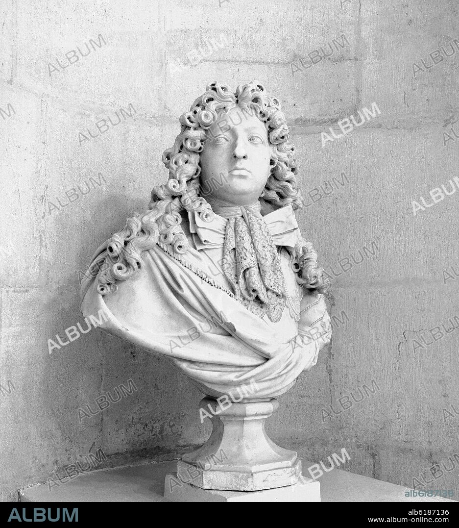 ANTOINE COYSEVOX. BUSTO DE LUIS XIV (1643-1715) - REY DE FRANCIA - ULTIMO CUARTO DEL SIGLO XVII - BARROCO FRANCES.