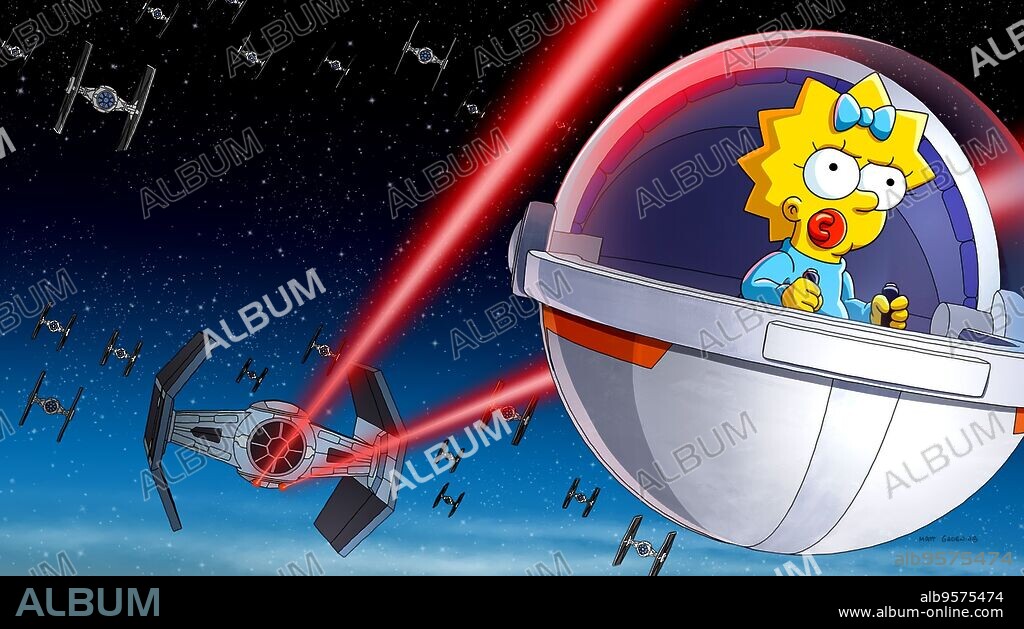 MAGGIE SIMPSON EN 'CASI ROGUE ONE', 2023 (MAGGIE SIMPSON IN ROGUE NOT QUITE ONE), dirigida por DAVID SILVERMAN. Copyright 20th Television Animation.