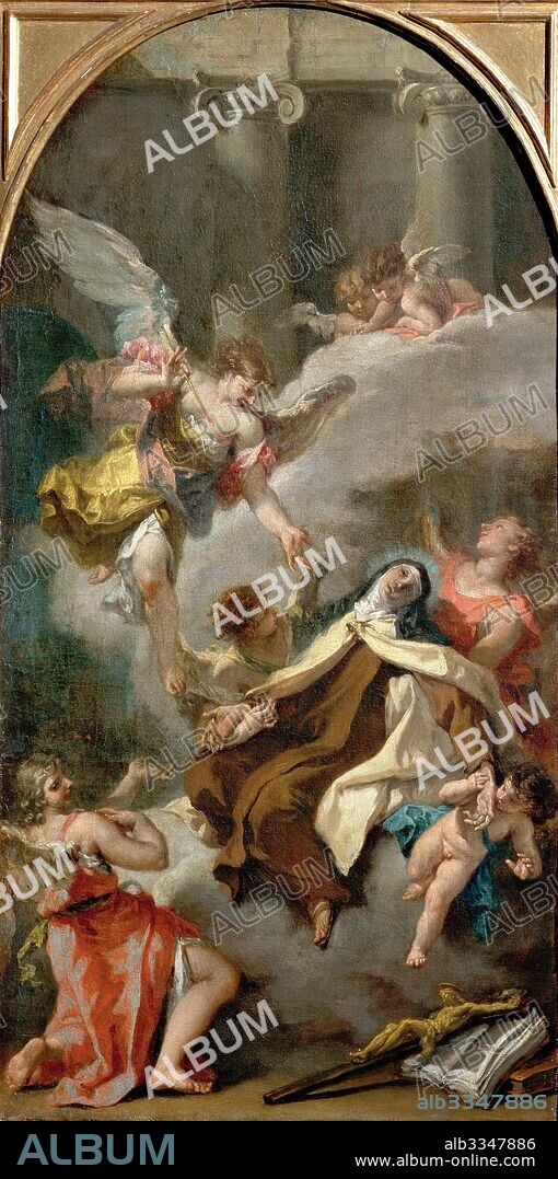 SEBASTIANO RICCI. The Vision of Saint Teresa of Ávila.