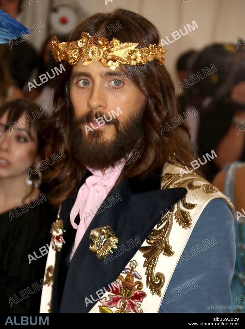 May 7, 2018 - New York City, New York, U.S. - Actor/singer JARED LETO attends the Costume Institute Benefit celebrating the opening of Heavenly Bodies: Fashion and the Catholic Imagination exhibit held at at The Metropolitan Museum of Art. (Credit Image: © Nancy Kaszerman via ZUMA Wire). 07/05/2018