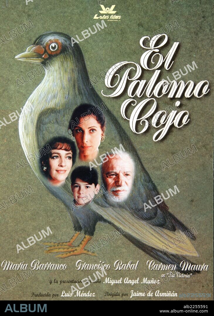 PELICULA : EL PALOMO COJO , 1995. BASADA EN LA NOVELA HOMONIMA DE EDUARDO MENDICUTTI. DIRECTOR : JAIME DE ARMIÑAN. ACTORES : MARIA BARRANCO , FRANCISCO RABAL , CARMEN MAURA , MIGUEL ANGEL MUÑOZ.