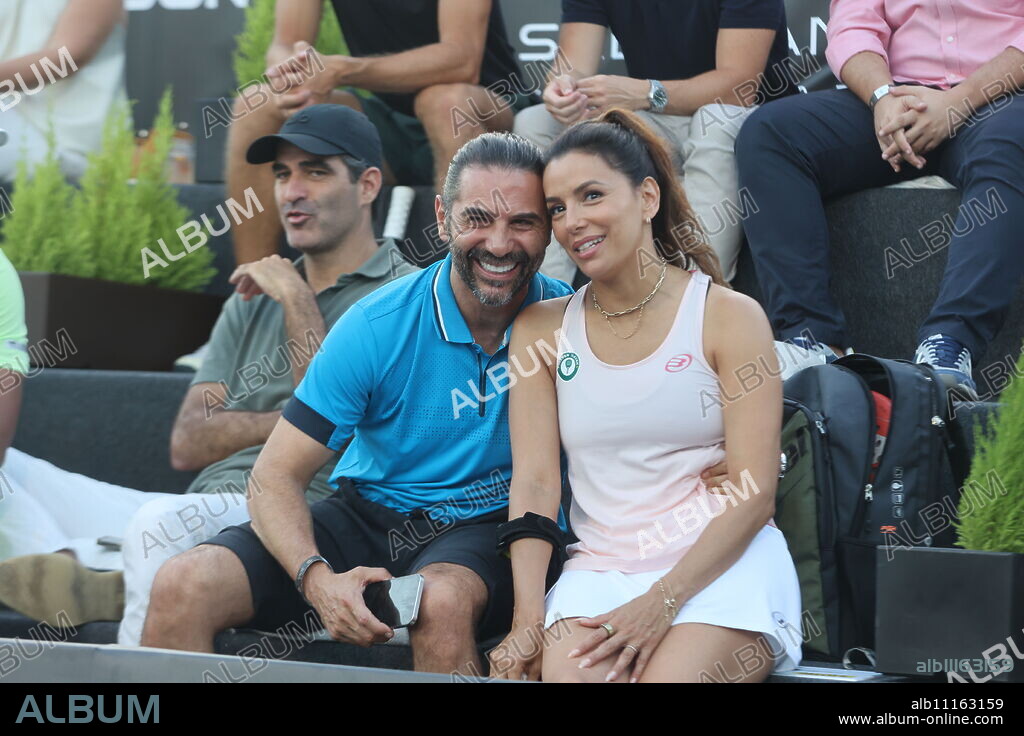JOSE BASTON and EVA LONGORA. July 17, 2024: July 16, 2024 (Marbella, Malaga) Actors Eva Longoria, Amauri Nolasco and Juanlu GonzÃ¡lez, along with professional athletes such as Pablo Cardona, Gemma Triay and Barcelona footballer Marco Alonso, participated in a charity paddle tournament in Marbella on Tuesday, the Star Padel Slam. On this occasion, the tournament -which has been played in the Nueva AlcÃ¡ntar Marbella Paddle Club- will allocate part of the profits raised to the project of the Global Gift Foundation, Casa Angeles, a multifunctional center that offers state-of-the-art therapies and treatments to children with rare and chronic diseases. (Credit Image: © Lorenzo Carnero/ZUMA Press Wire).
