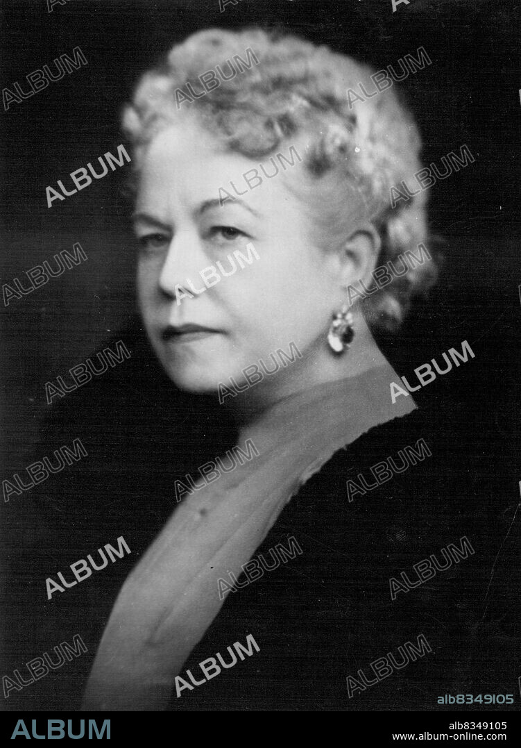 Sigrid Sundgren (Madam Schneevoigt). March 1, 1940. (Photo by Col. Bays).