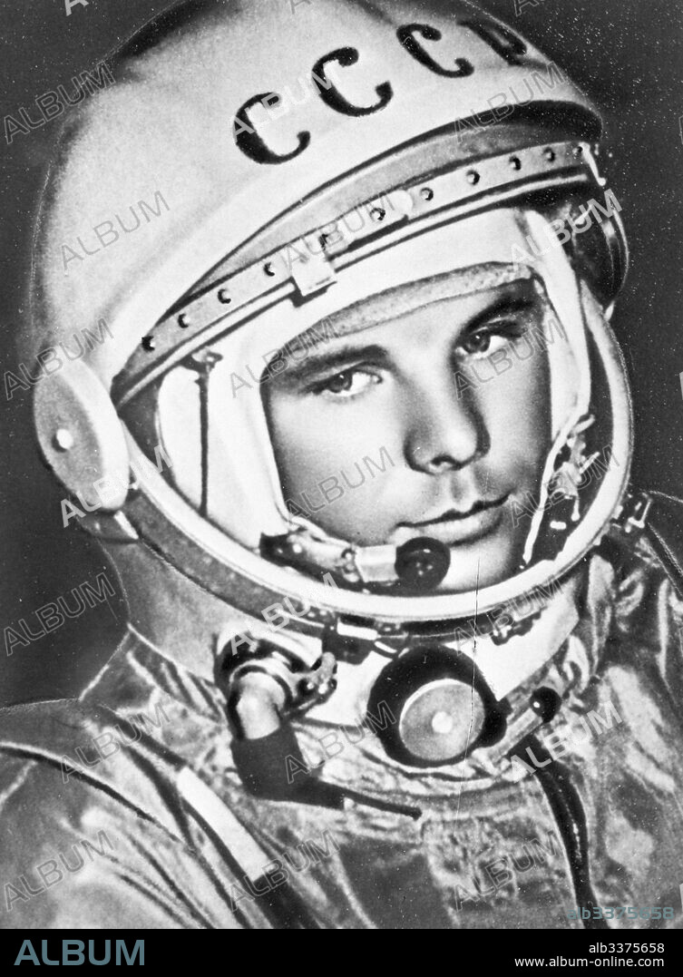 ANÓNIMO. The cosmonaut Yuri Gagarin (1934-1968), the first human in outer space.