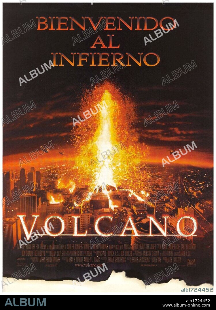 Poster of VOLCANO, 1997, directed by MICK JACKSON. Copyright 20TH CENTURY FOX.