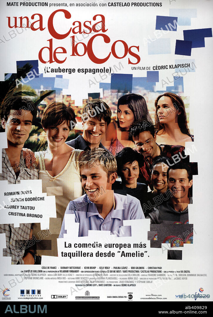 Poster of EURO PUDDING, 2002 (L' AUBERGE ESPAGNOLE), directed by CEDRIC KLAPISCH. Copyright CE QUI ME MEUT/MATE PRODUCTION/CASTELAO PRODUCTIONS.