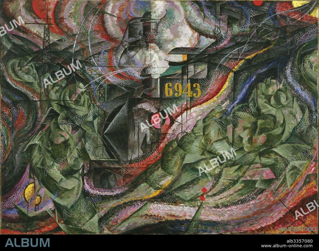 UMBERTO BOCCIONI. States of Mind I: The Farewells.