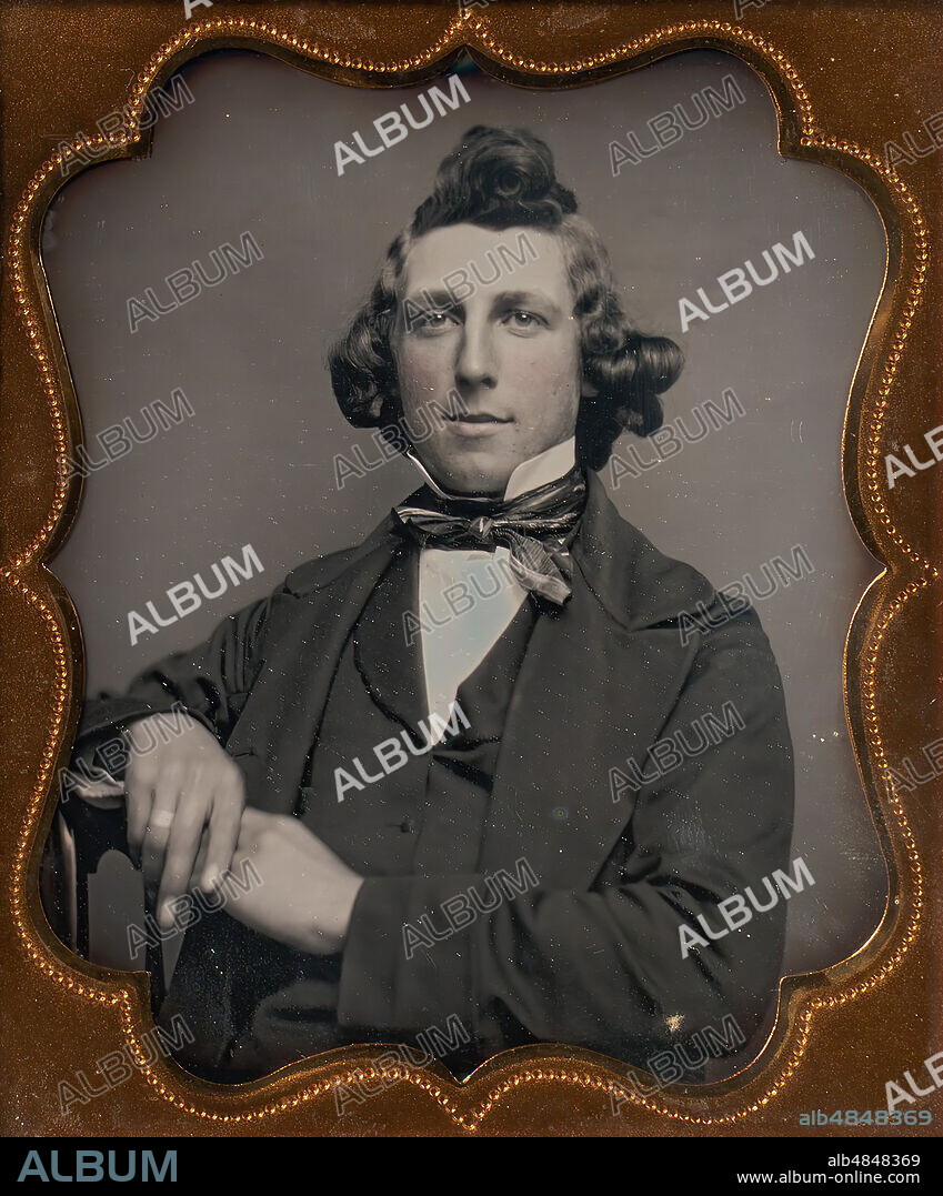 Young Man with Curled Hair, 1850s.
