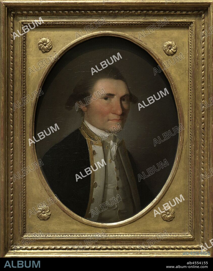 James Cook (1728-1779). Navegante, explorador, cartógrafo y capitán de la Marina Real Británica. Retrato realizado por John Webber (1750-1793). Oleo sobre lienzo,1776. National Portrait Gallery. Londres, Inglaterra.