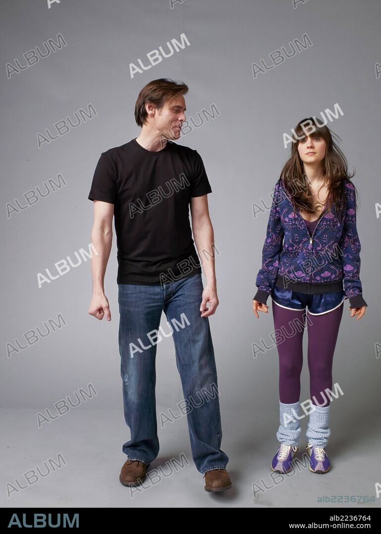 JIM CARREY et ZOOEY DESCHANEL dans YES MAN, 2008, réalisé par PEYTON REED. Copyright HEYDAY FILMS/VILLAGE ROADSHOW PICTURES/WARNER BROS. PICTURES.