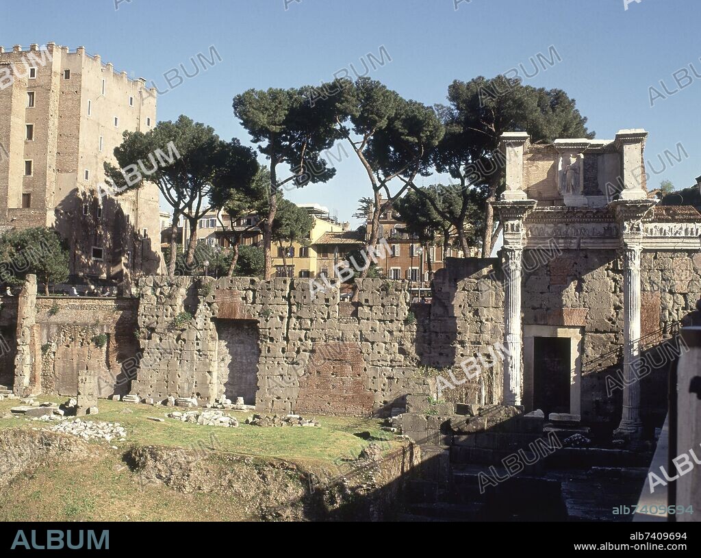 APOLLODOR VON DAMASKUS. EXTERIOR-RESTOS DE LAS PRIMERAS GRANDES TERMAS DE ROMA-.