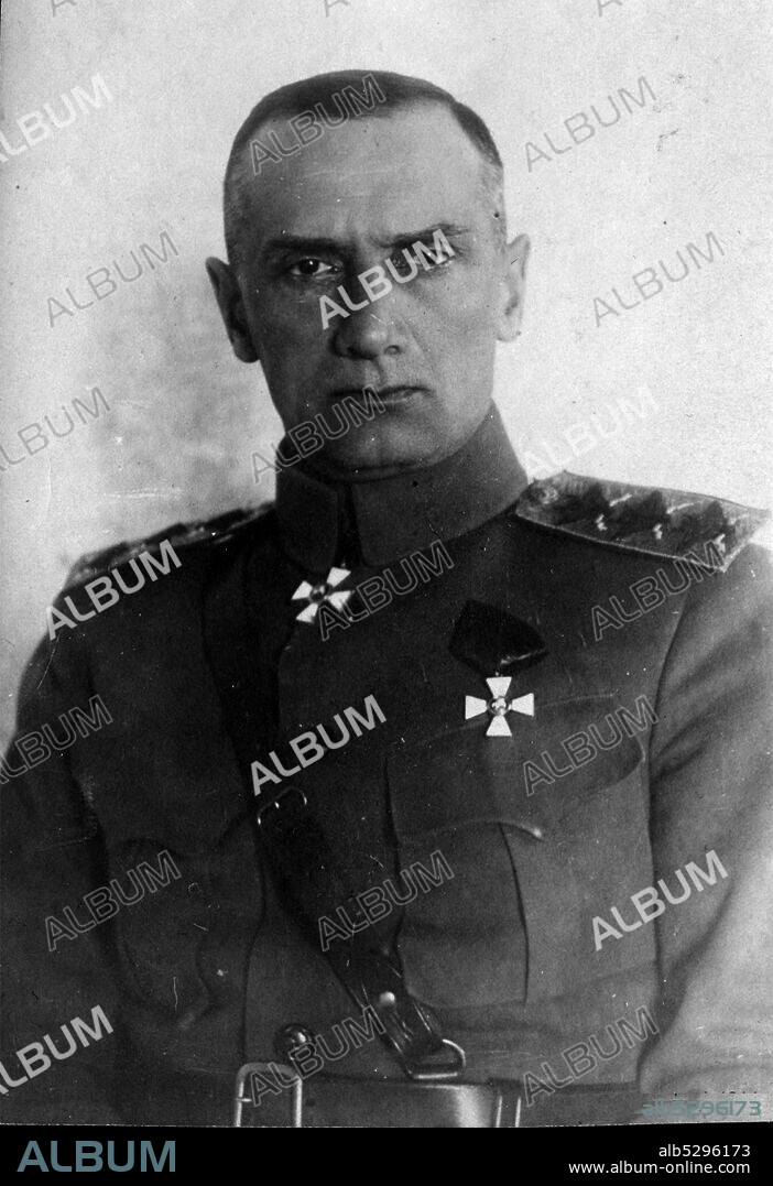 Alexander Vasilyevich Kolchak (1874 – 1920) Imperial Russian admiral, military leader. he established an anti-communist government in Siberia—later the Provisional All-Russian Government—and was recognised as the "Supreme Leader and Commander-in-Chief of All Russian Land and Sea Forces" by the other leaders of the White movement from 1918 to 1920.