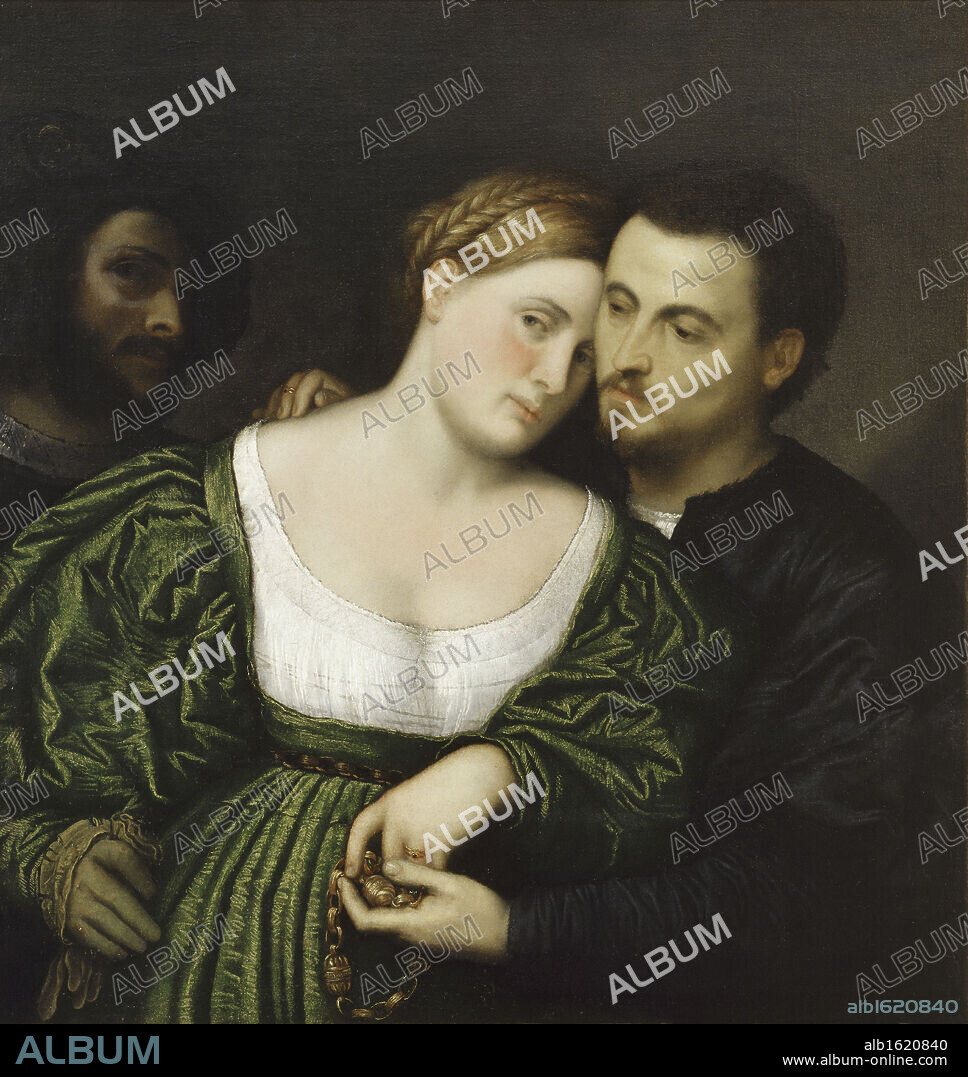 The Venetian Lovers   Paris Bordone (1500-1571/Italian)  Pinacoteca di Brera, Milan.