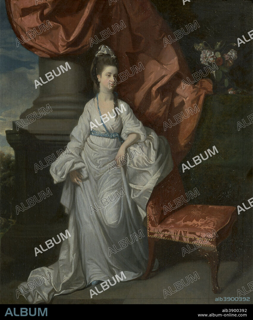 HENRY WALTON. Lady Grant, Wife of Sir James Grant, Bt. Date/Period: Ca. 1775. Painting. Oil on canvas. Height: 762 mm (30 in); Width: 635 mm (25 in).