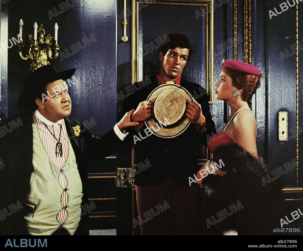 LESLIE PARRISH and PETER PALMER in LI'L ABNER, 1959, directed by MELVIN FRANK. Copyright PARAMOUNT PICTURES.