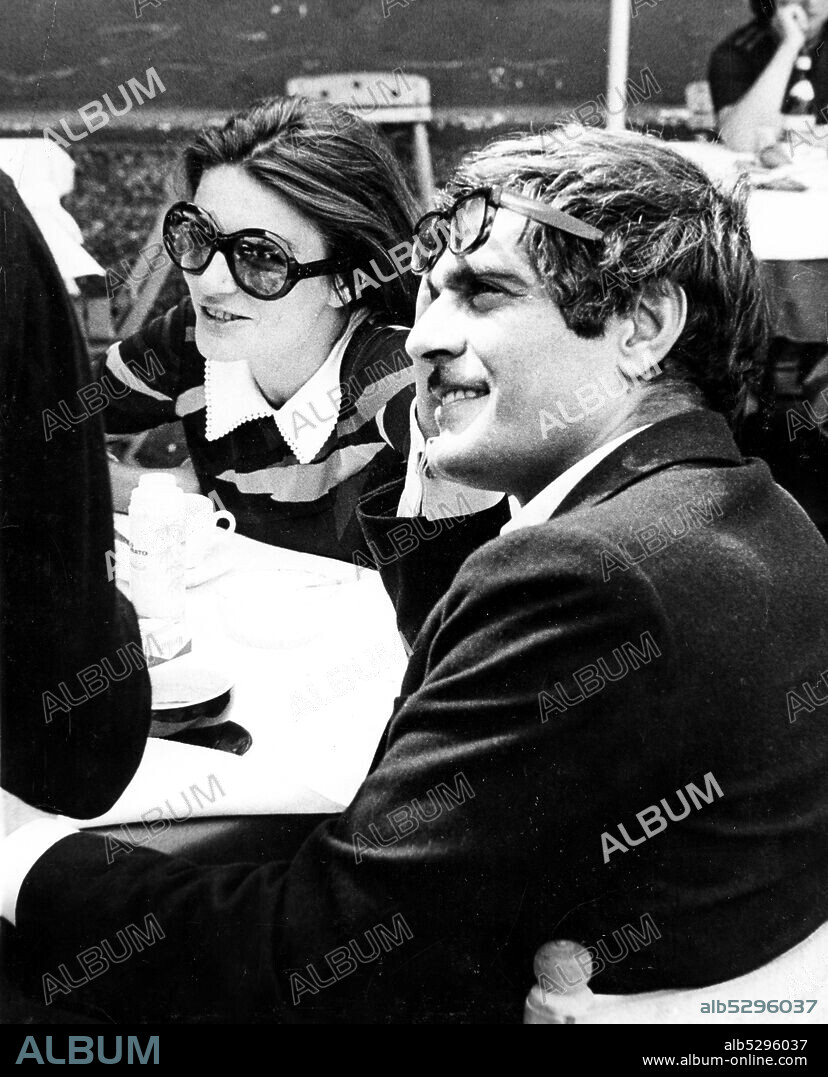 Omar sharif. anouk aimee. rome 1968. (Photo by: Marka/Universal Images Group via Getty Images).