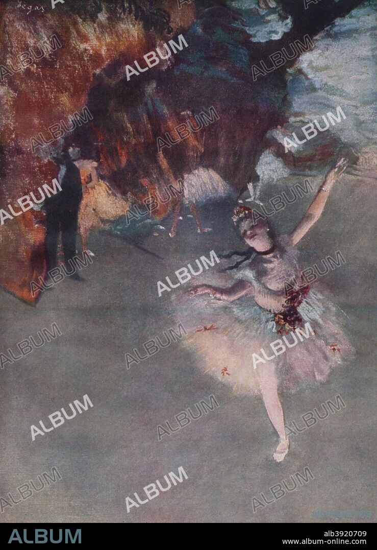 'The Star (L'Etoile)', 1878. Painting housed in the Musée d'Orsay, Paris. From French Painting by T. W. Earp. [Avalon Press, London, 1945].