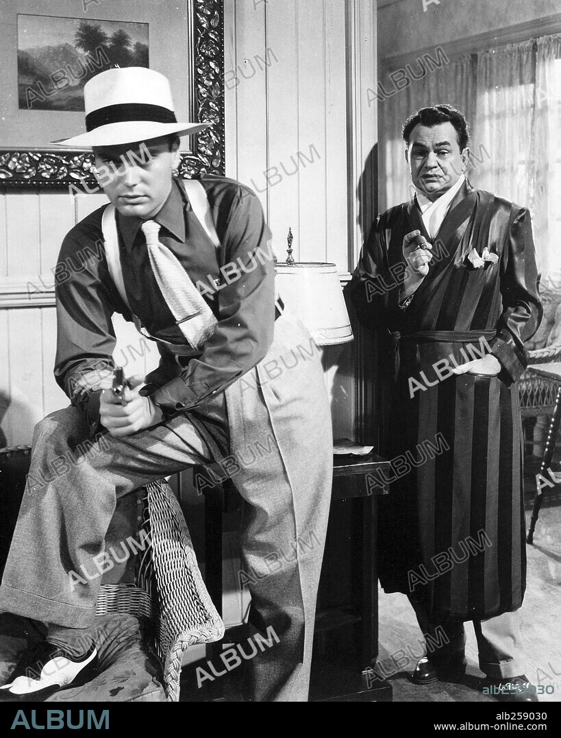 EDWARD G. ROBINSON in KEY LARGO, 1948, unter der Regie von JOHN HUSTON. Copyright WARNER BROTHERS.