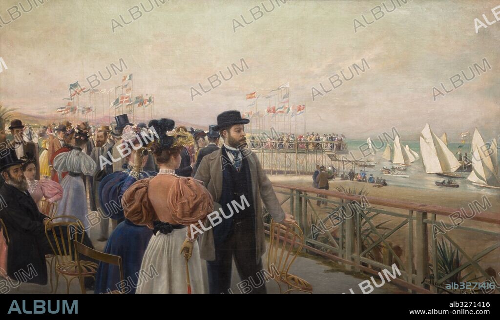 JOAN LLAVERIAS I LABRÓ. The Regattas, 1896. Museum of Catalan Modernism. Barcelona.