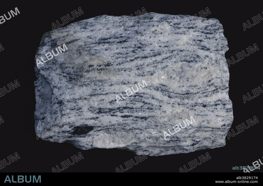 Augen gneiss, a type of metamorphic rock.