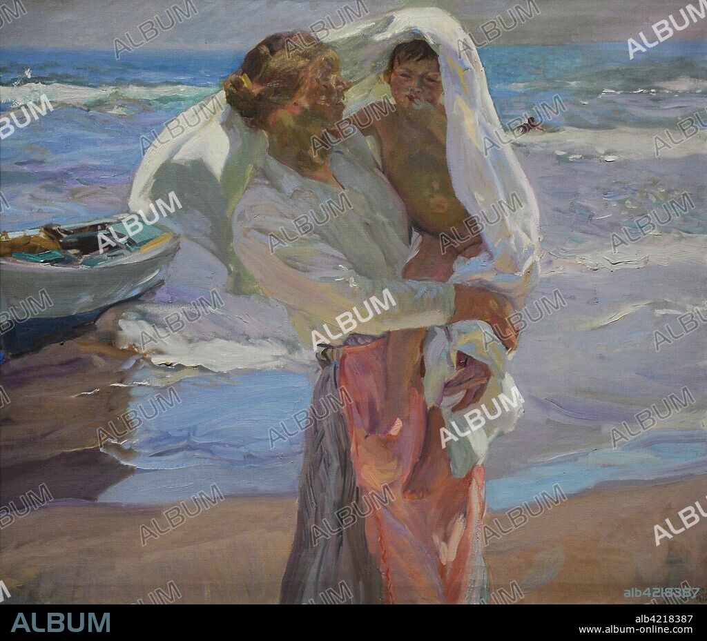 Joaquín Sorolla y Bastida (1863-1923). Pintor español. Saliendo del baño, 1915. Museo Sorolla. Madrid. España.