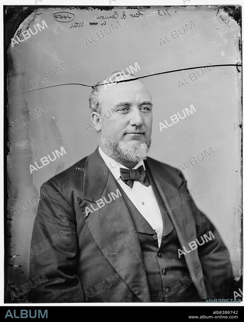 Cannon, Hon. Geo. Q., delegate of Utah, between 1865 and 1880. [Political strategist, early member of the Quorum of the Twelve Apostles of The Church of Jesus Christ of Latter-day Saints; dubbed "the Mormon premier" and "the Mormon Richelieu" by the press].