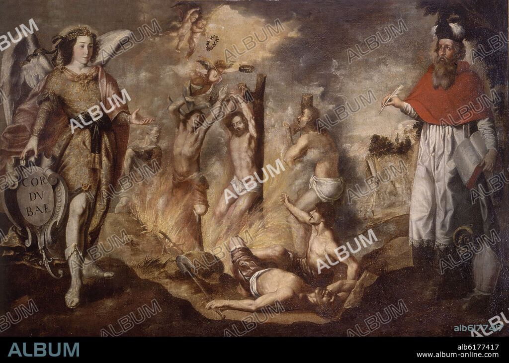 ANTONIO DEL CASTILLO (1616-1668). LOS MARTIRES DE CORDOBA - SIGLO XVII.