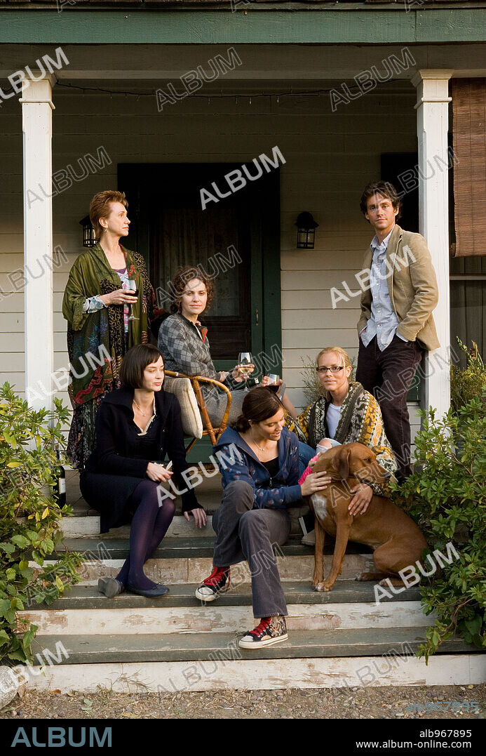 AMY BRENNEMAN, EMILY BLUNT, HUGH DANCY, KATHY BAKER, MAGGIE GRACE and MARIA BELLO in THE JANE AUSTEN BOOK CLUB, 2007, directed by ROBIN SWICORD. Copyright MOCKINGBIRD PICTURES/JOHN CALLEY PRODUCTIONS.