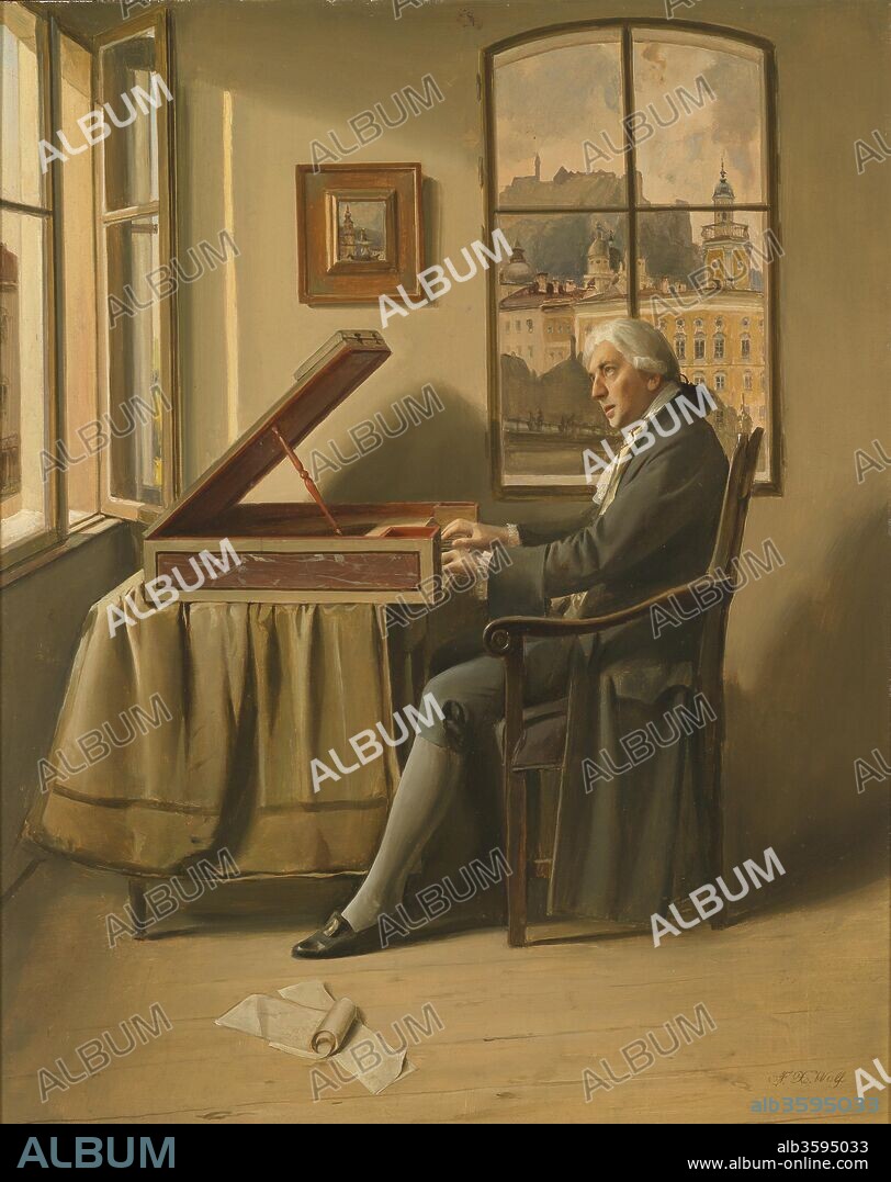 FRANZ XAVER WOLF. Wolfgang Amadeus Mozart (1756-1791).