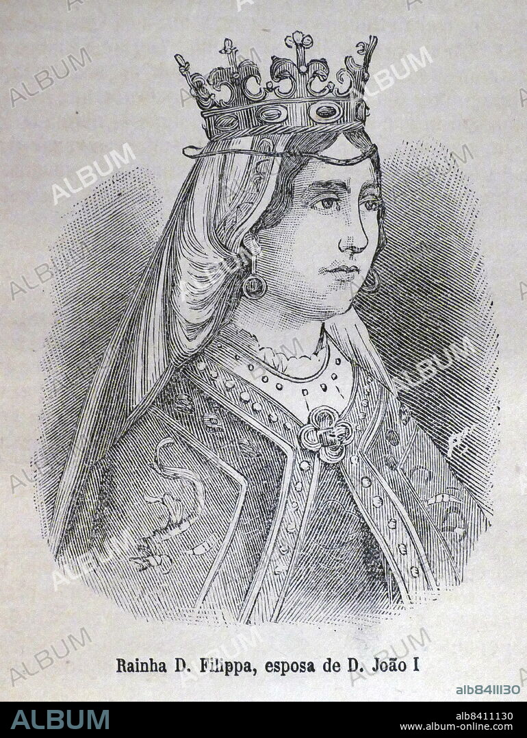 Philippa of Lancaster (c. March 1360 - 19 July 1415 Odivelas) was an English princess of the House of Lancaster, daughter of John of Ghent, 1st Duke of Lancaster, with his wife Branca de Lancastre. When she was 18, she was awarded the English distinction of the Order of the Garter, which, years later, would contribute to her image as a holy queen. She became queen consort of Portugal through her marriage to King Joao I.